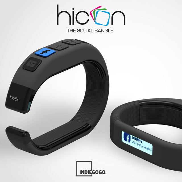 Hiacon Hicon is all your social networks, made wearable! by hicon Things-Lab ...