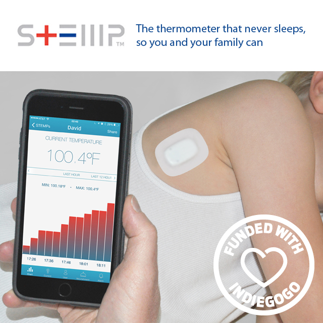 STEMP Smart Temperature Patch by Dave Whelan - Indiegogo