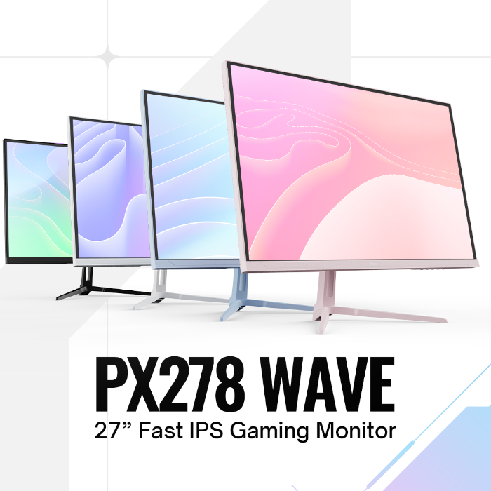 PX278 Wave Pastel Gaming Monitors by Pixio - Indiegogo