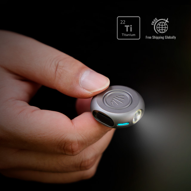 The MiCoin: Ti Coin-Sized Rechargeable Flashlight by Firefly - Indiegogo