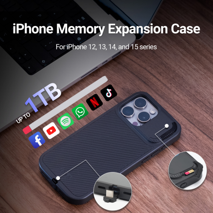 Iphone Storage Box Stackable iRe5: Built-in Storage Expansion iPhone Case by iRe5 - Indiegogo