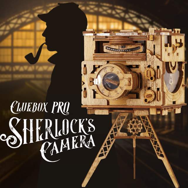 Sherlock Camera ClueboxPRO Sherlock's Camera. Escape Room in a Box by iDventure Games ...