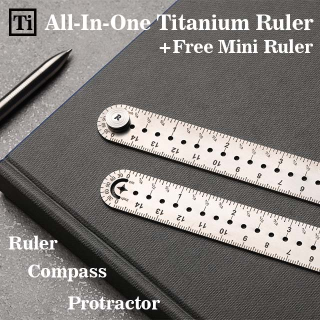 All-In-One Titanium Ruler by Umit Demir - Indiegogo