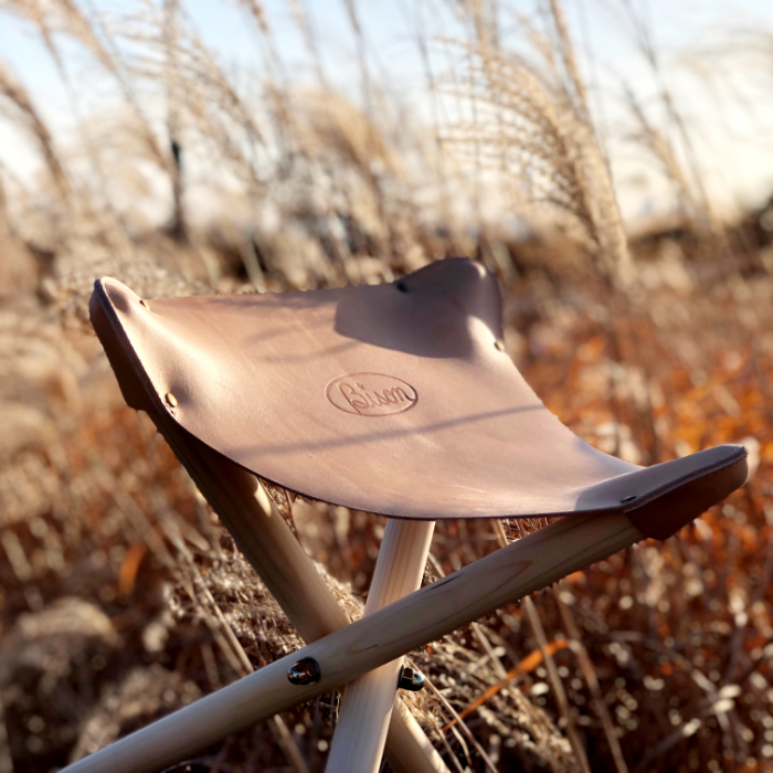 Bison Riding Gears BISON GEARS Tripod Leather Stool by Bison Gears - Indiegogo