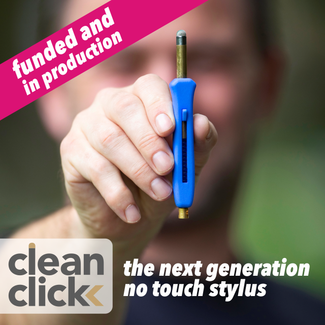 CleanClick - The Next Generation No-Touch Stylus by Clean Click - Indiegogo