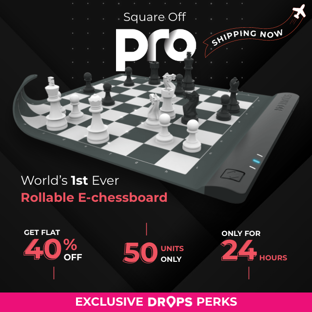 Square Off PRO - World's 1st Rollable E-Chessboard by Square Off ...