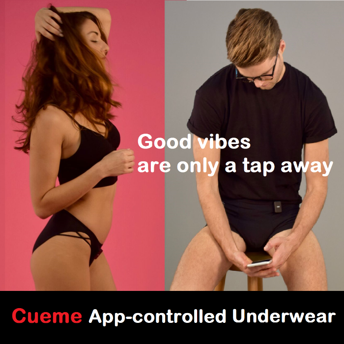 Cueme -Vibrating underwear for couples & solo play by Tracy Li - Indiegogo