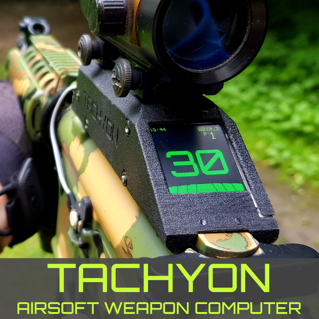 Tachyon: A weapon mounted computer for airsoft by Martin Hrehor - Indiegogo