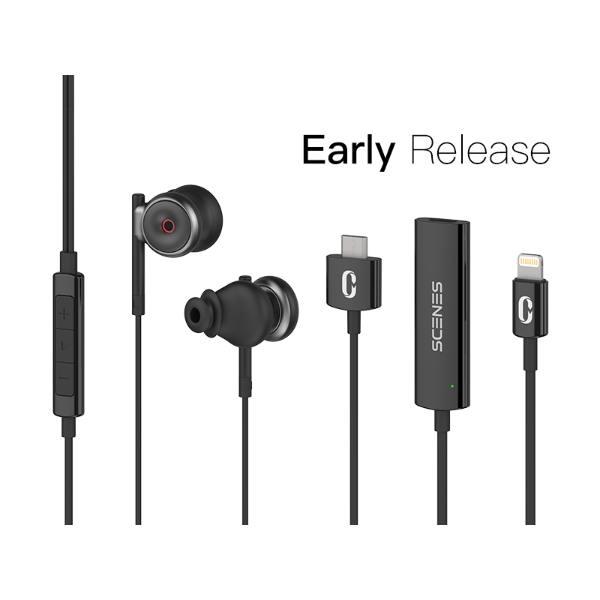イヤホン Scenes Lifelike 3D Recording Earphone Lifelike: World's First 3D Audio Recording Headset by Likelife