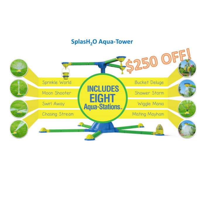 Splash2o: World's First Home, Portable Splash Pad by Carol Vu