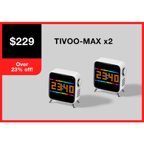 Tivoo-Max: Smart Bluetooth speaker with pixel art by Divoom Divoom