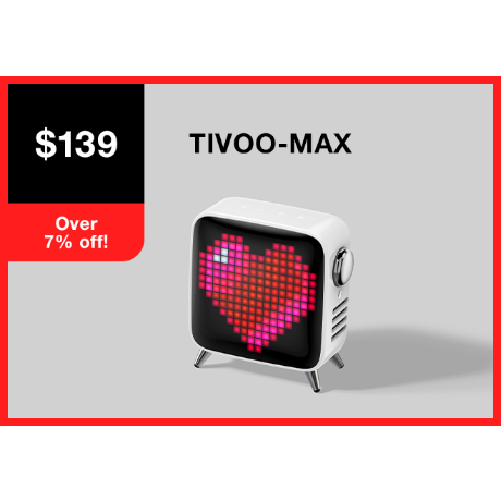 Tivoo-Max: Smart Bluetooth speaker with pixel art by Divoom Divoom