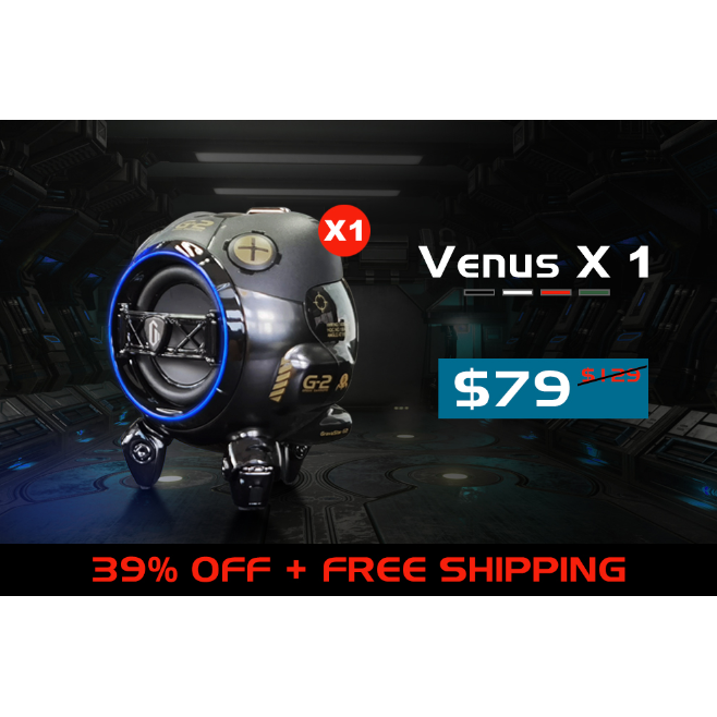 Gravastar Venus Bluetooth Speaker: Not from Earth by GravaStar