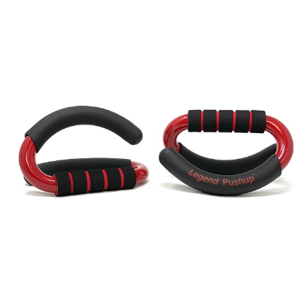Barres De Pompes Legend Pushup - Rouges - Pour éviter Les Douleurs Aux Poignets - Charge Max 136 Kg