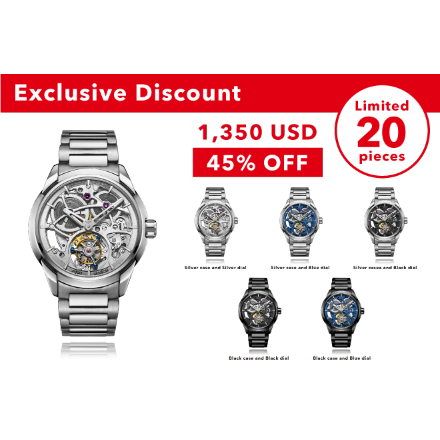 ZEROOTIME - MENS SKELETON TOURBILLON WATCH T3 & T4 by ZEROOTIME CO
