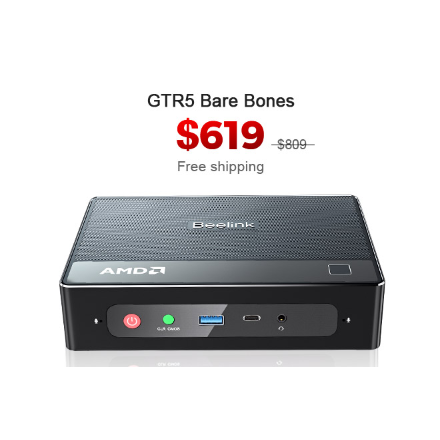 Beelink GTR5: Powerful AMD Ryzen 9 Gaming Mini PC by Beelink AZW