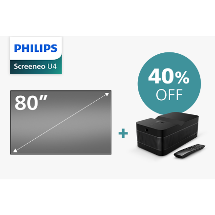 Philips Screeneo U4 - Ultra Short Throw Projector by Philips