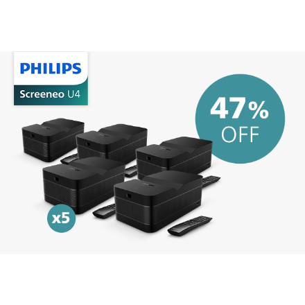 Philips Screeneo U4 - Ultra Short Throw Projector by Philips