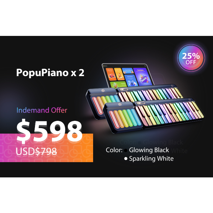 PopuPiano Smart Portable Piano by PopuMusic Inc - Indiegogo