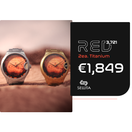 RED 3.721 The Watch with Meteorite Mars dust by Interstellar