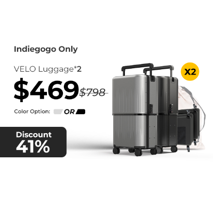 VELO Luggage: 3-in-1 Expandable Hardside Luggage by VELO Official