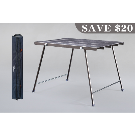 Flexifold Table: Go Further With Lighter Gear by TravelBird