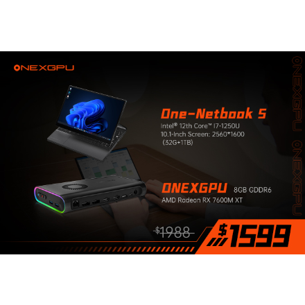 ONEXGPU: World's 1st Portable eGPU with Storage by OneXPlayer