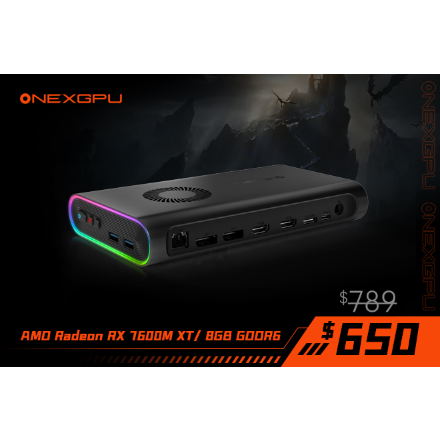 ONEXGPU: World's 1st Portable eGPU with Storage by OneXPlayer