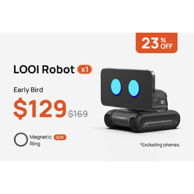 LOOI: Turn Your Smartphone into a Desktop Robot! by Tangible