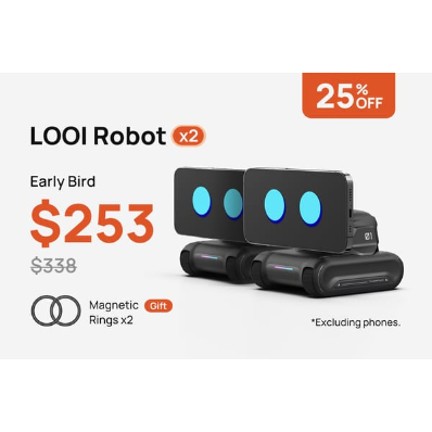LOOI: Turn Your Smartphone into a Desktop Robot! by Tangible
