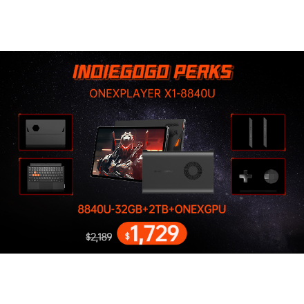 OneXPlayer X1 Series: 3-in-1 Console w. AMD 8840U by OneXPlayer