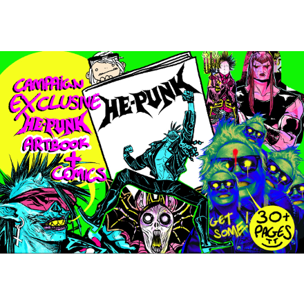HE-PUNK and the Basstards of the Universe! by Vasilis Lolos