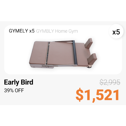 Home Pilates at a Fraction the Price: GYMBLY Home Reformer by
