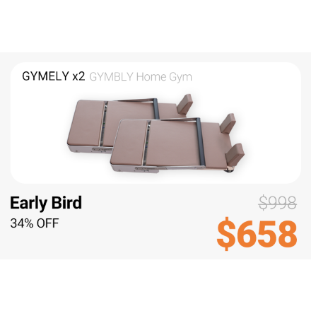 Home Pilates at a Fraction the Price: GYMBLY Home Reformer by