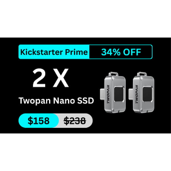Twopan Nano-World's Smallest SSD with Fingerprint by Twopan