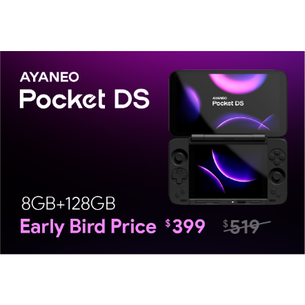 Pocket DS:World's 1st Dual-Screen Android Handheld by AYANEO