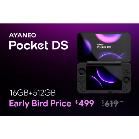 Pocket DS:World's 1st Dual-Screen Android Handheld by AYANEO