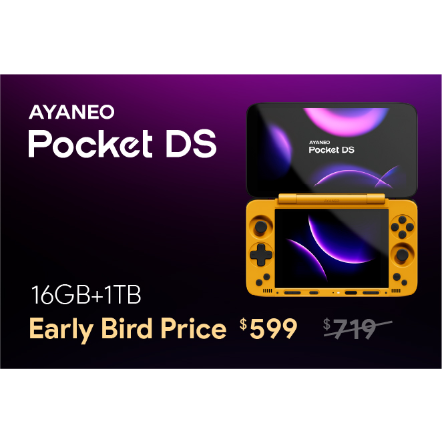 Pocket DS:World's 1st Dual-Screen Android Handheld by AYANEO