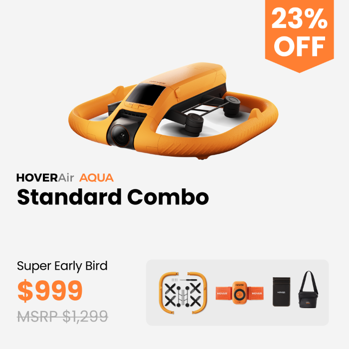 HOVERAir AQUA: First Waterproof Self-Flying Camera by HOVERAir