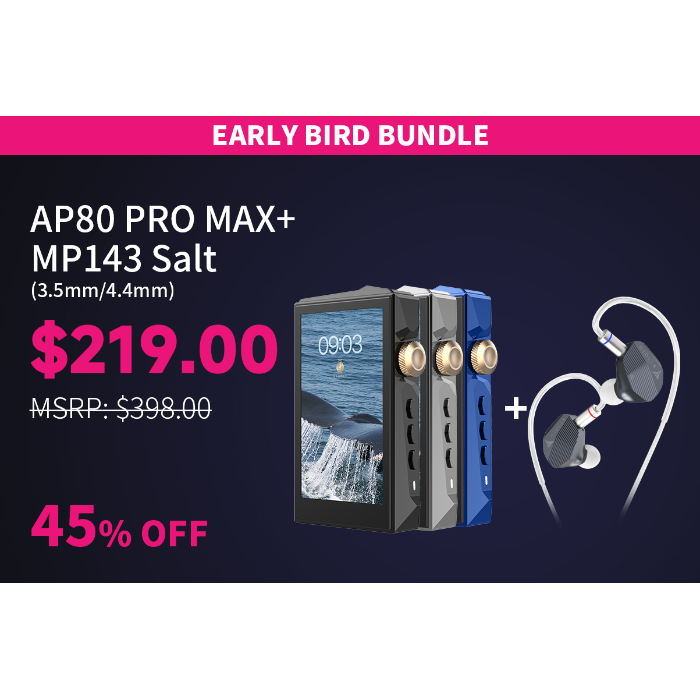 AP80 PRO MAX All-in-One Hi-Res Streaming Music Player by Hidizs
