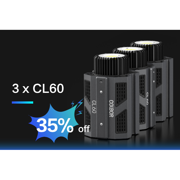 COLBOR CL60, Compact Splicable COB Video Light by Colbor Light