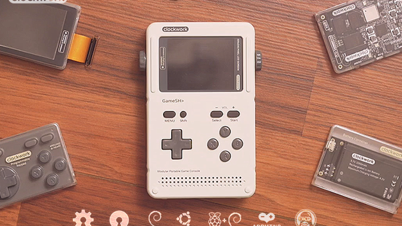 GameShell, Open Source Retro Gaming & STEM Console by clockwork