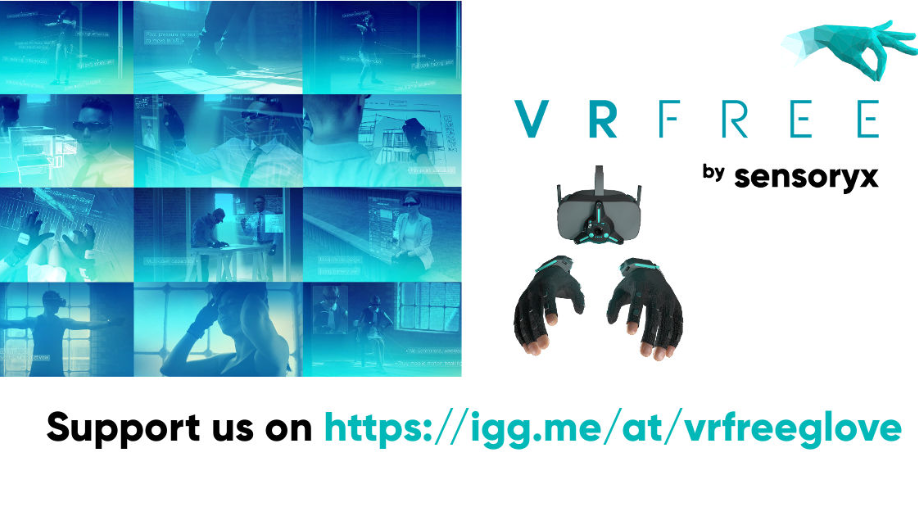 VRfree glove system by Sensoryx AG - Indiegogo