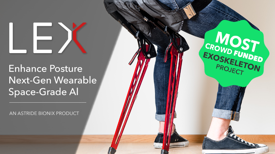 【セール中】Astride Bionix LEX ウェアラブルチェア レッド Astride Bionix LEX ウェアラブルチェア レッド Lex wearable bionic