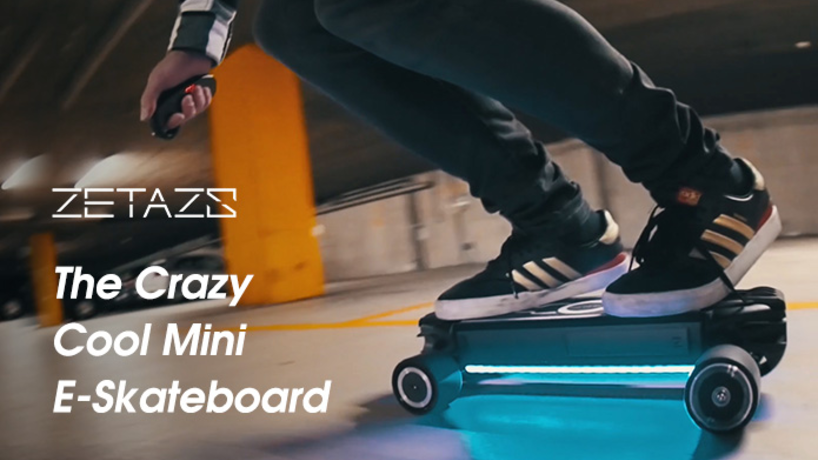 Zetazs - The Crazy Cool Mini Electric Skateboard by Zetazs Eddy