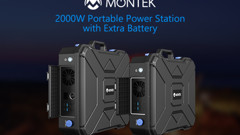 MONTEK 2000W Suitcase Power Station X1200 & X2000 by IMONTEK