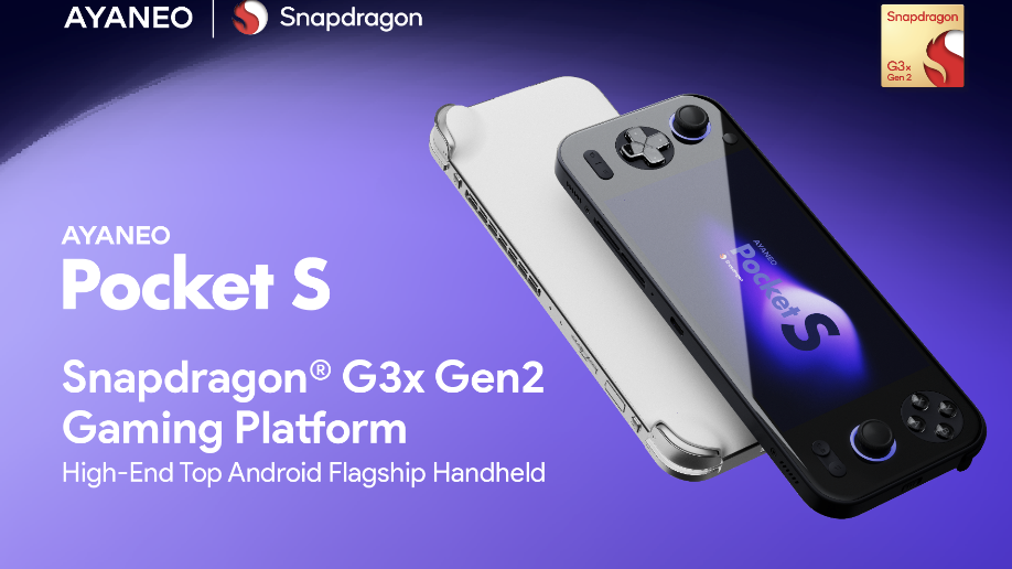 Pocket S: Snapdragon G3x Gen2 New Android Handheld by AYANEO
