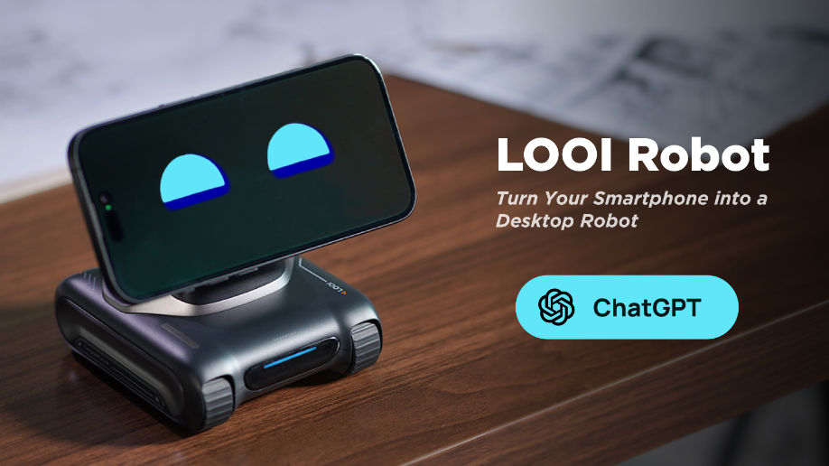 LOOI: Turn Your Smartphone into a Desktop Robot! by Tangible