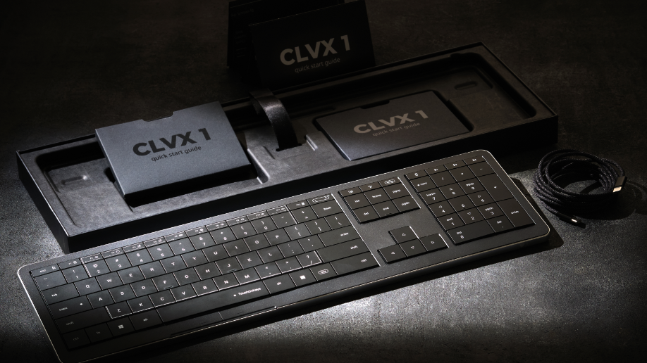 CLVX 1 - Gesture Keyboard with Touchpad Inside by Clevetura