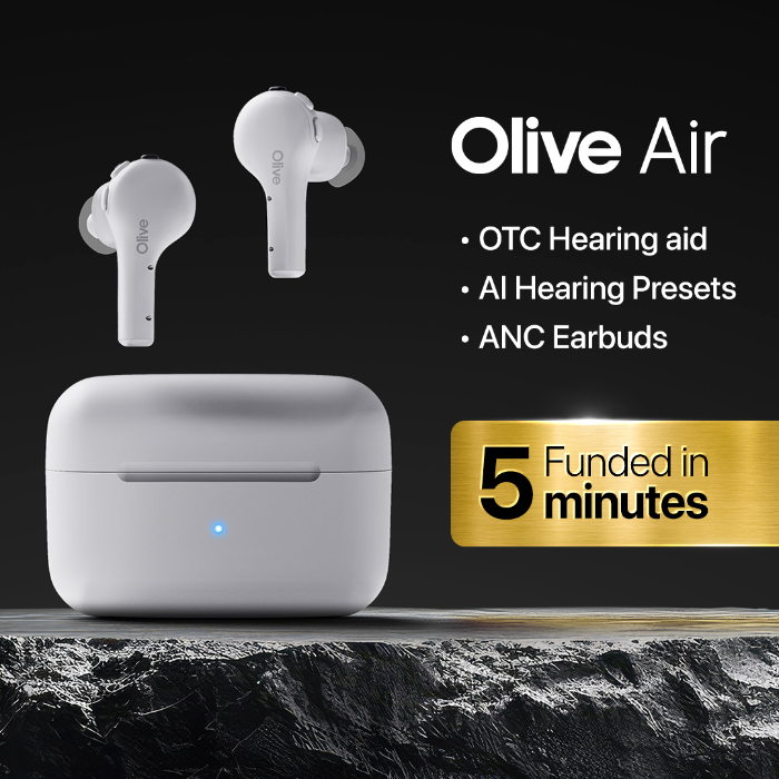 Olive Air - AI Hearing Aid & ANC Bluetooth Earbuds by Olive Union